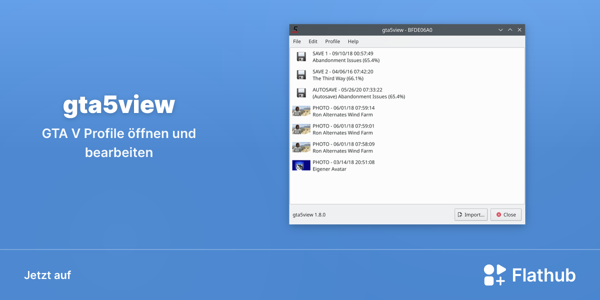 gta5view auf Linux installieren | Flathub