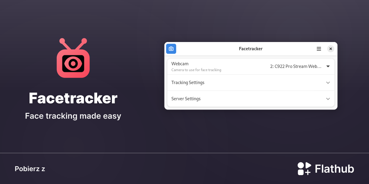 Zainstaluj Facetracker na Linuksie | Flathub