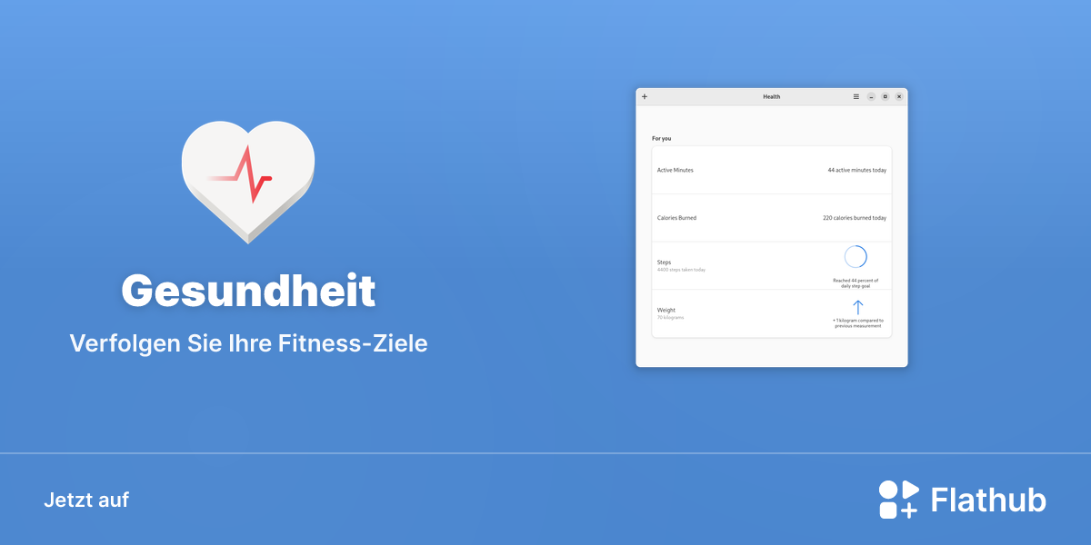 Gesundheit auf Linux installieren | Flathub