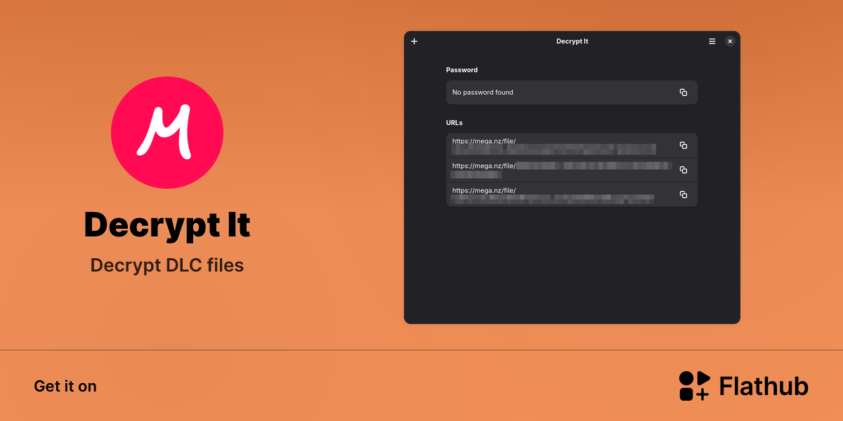 Install Decrypt It on Linux | Flathub