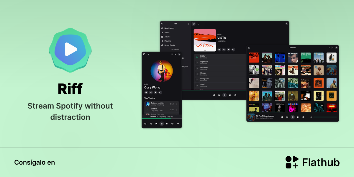 Instalar Riff en Linux | Flathub