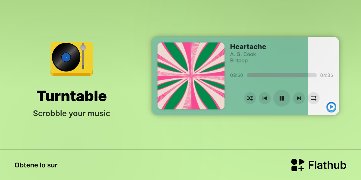 Installar Turntable sur Linux | Flathub