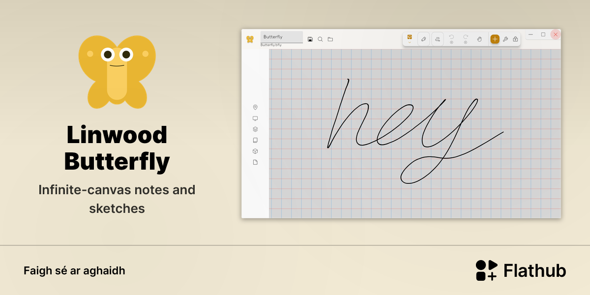 Suiteáil Linwood Butterfly ar Linux | Flathub