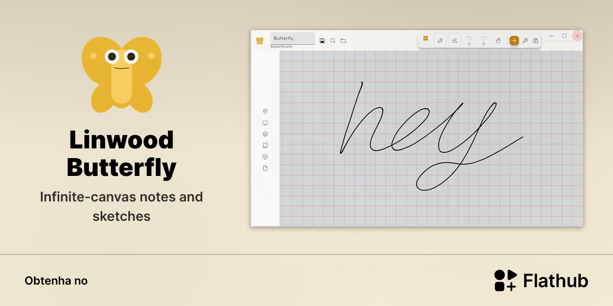 Instalar Linwood Butterfly no Linux | Flathub