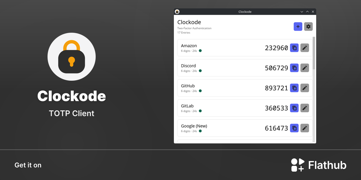 Install Clockode on Linux | Flathub