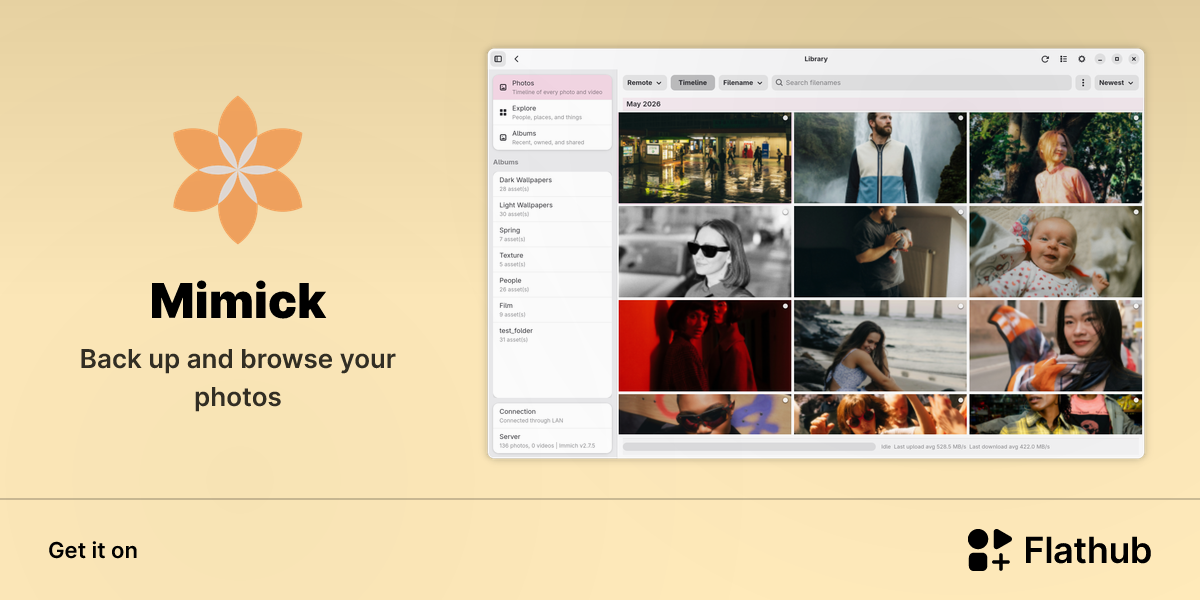 Install Mimick on Linux | Flathub