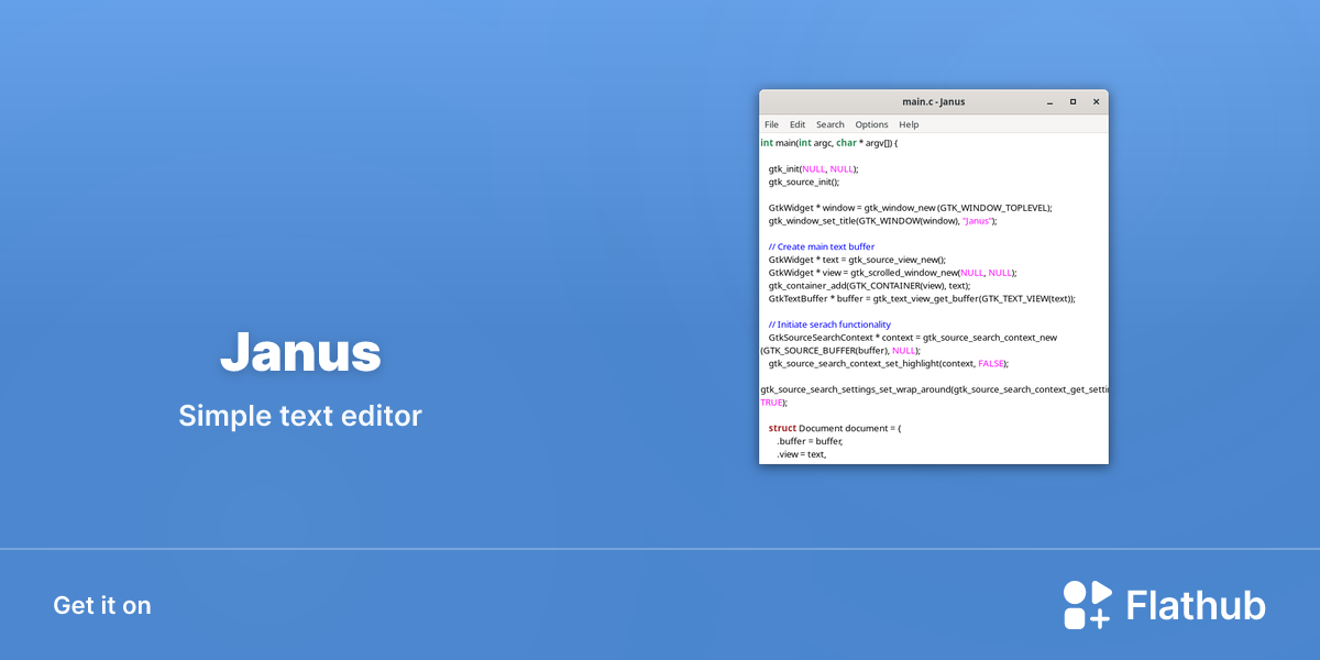 Install Janus on Linux | Flathub