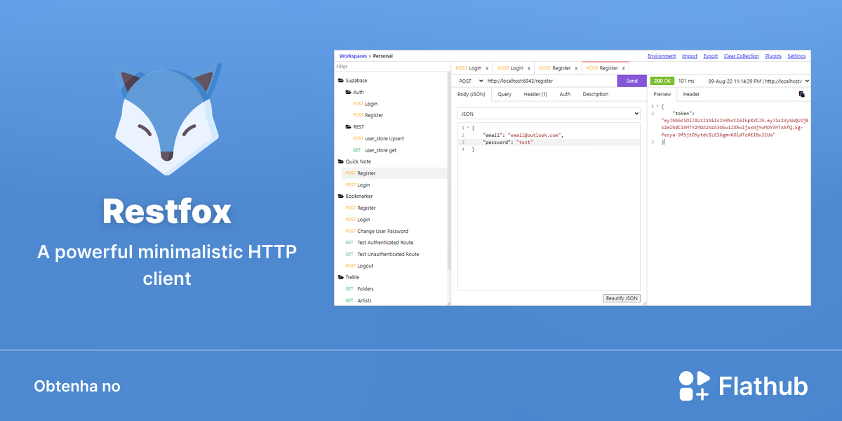 Instalar Restfox no Linux | Flathub