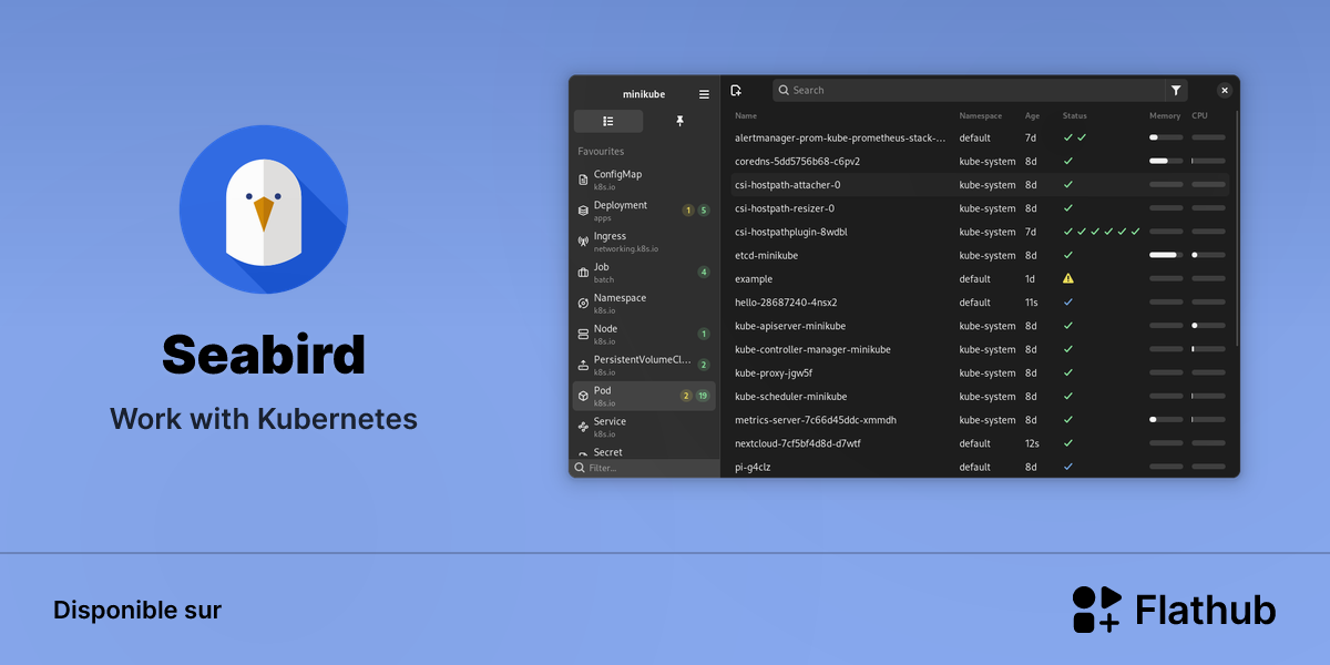 Installer Seabird sur Linux | Flathub