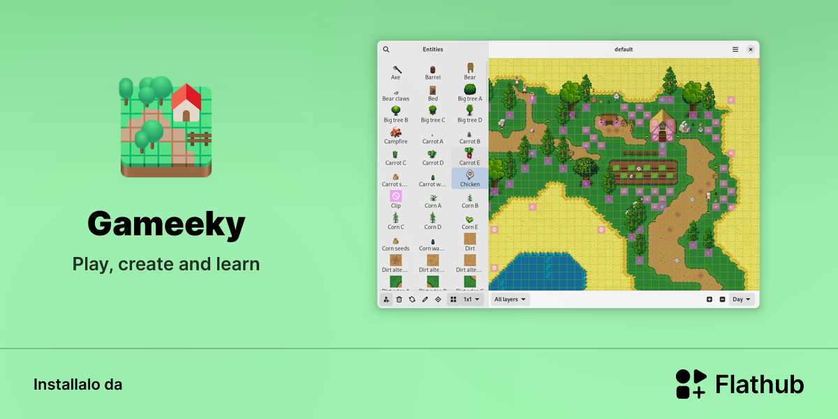 Installa Gameeky su Linux | Flathub
