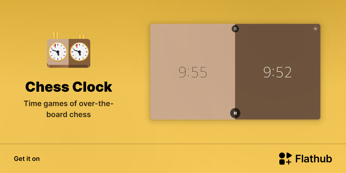 Install Chess Clock on Linux | Flathub