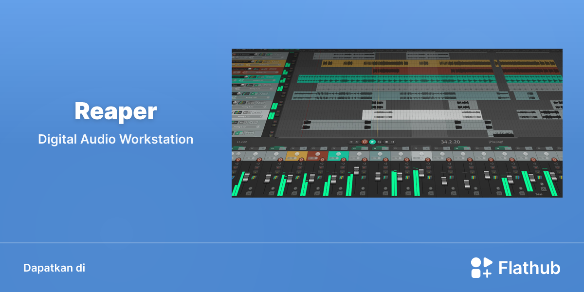 Memasang Reaper di Linux | Flathub