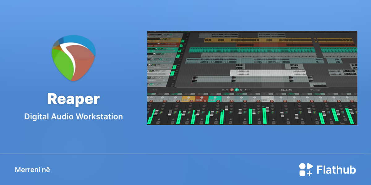 Instalojeni Reaper në Linux | Flathub