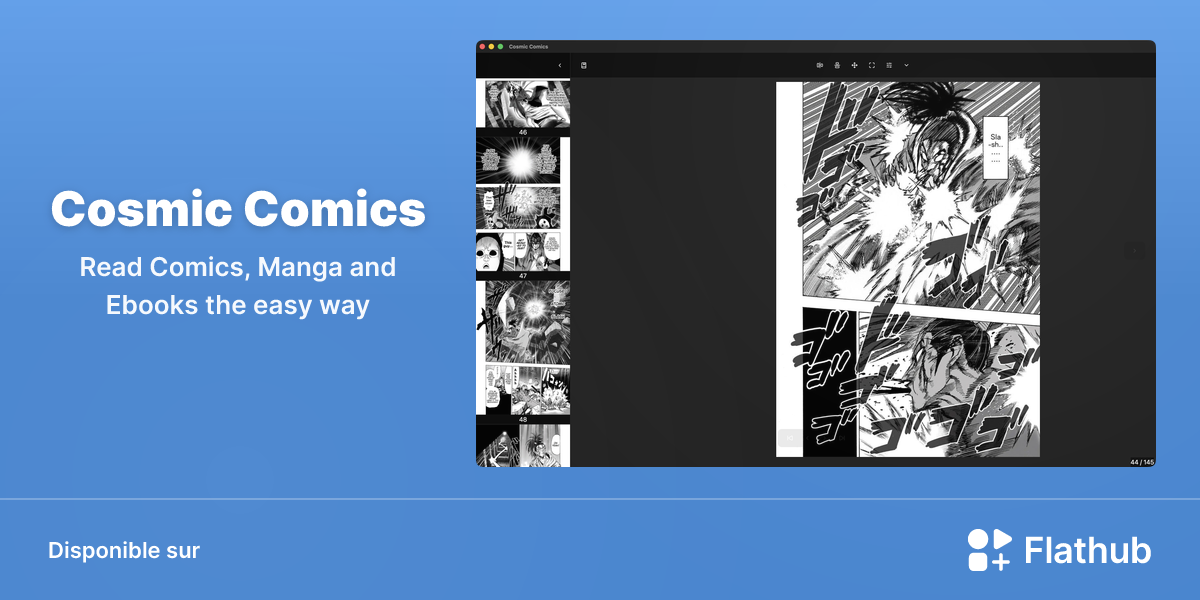 Installer Cosmic Comics sur Linux | Flathub