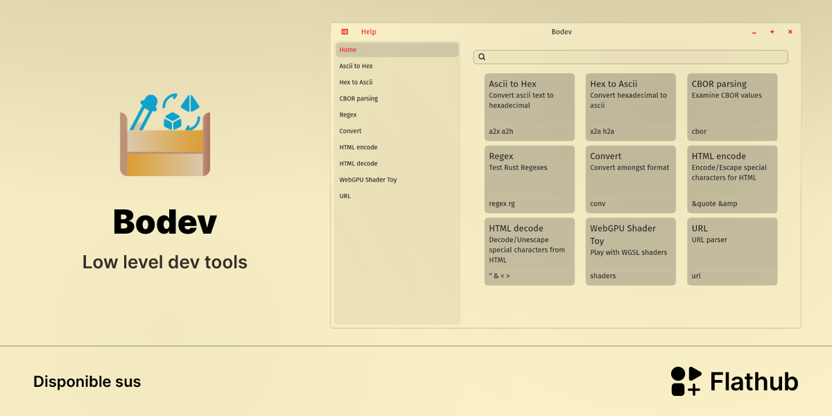 Installar Bodev sus Linux | Flathub