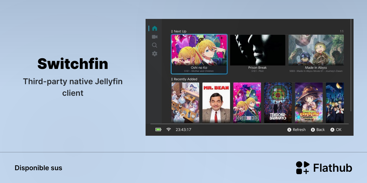 Installar Switchfin sus Linux | Flathub