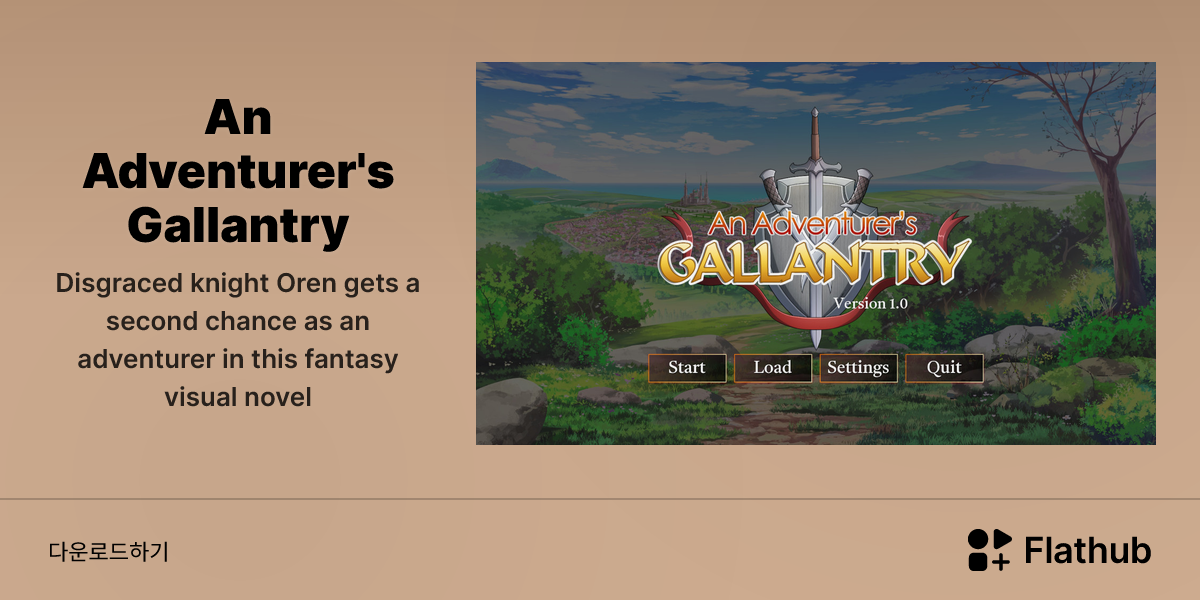 Install An Adventurer's Gallantry on Linux | Flathub