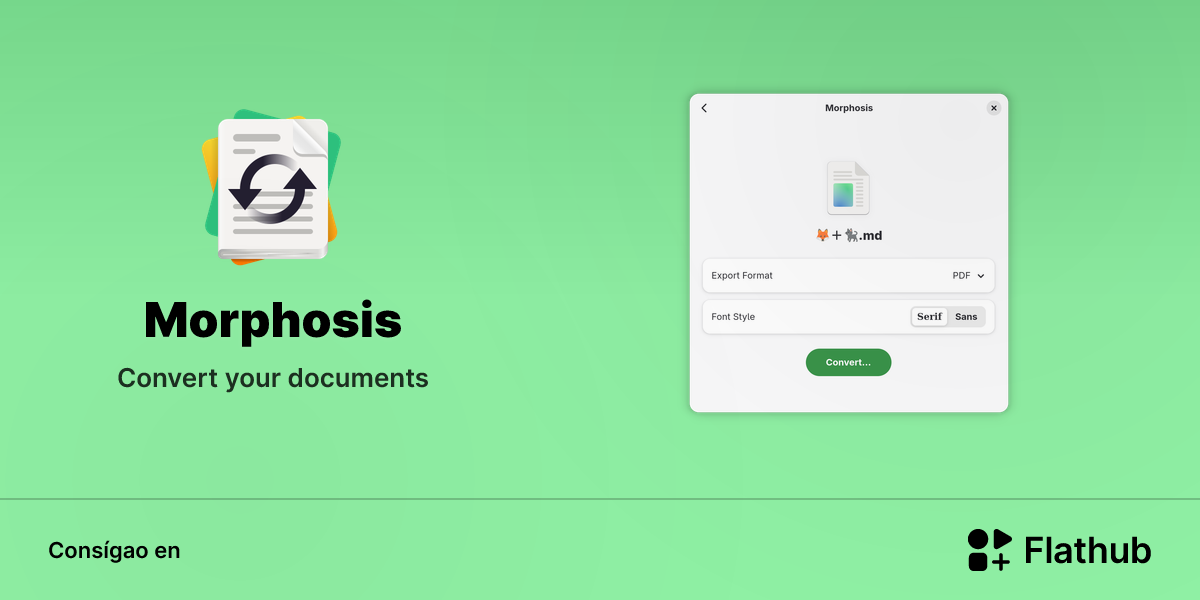 Install Morphosis on Linux | Flathub