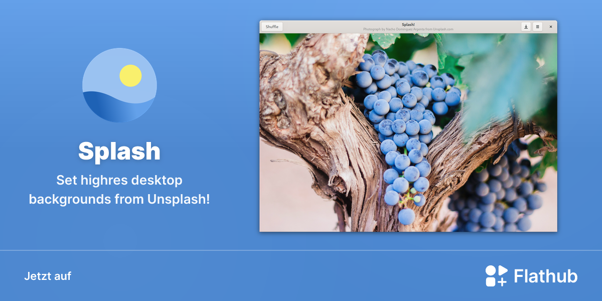 Splash auf Linux installieren | Flathub