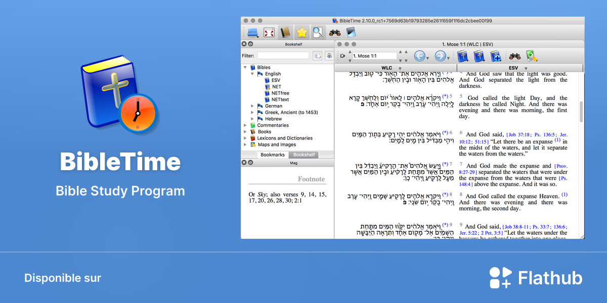 Installer BibleTime sur Linux | Flathub