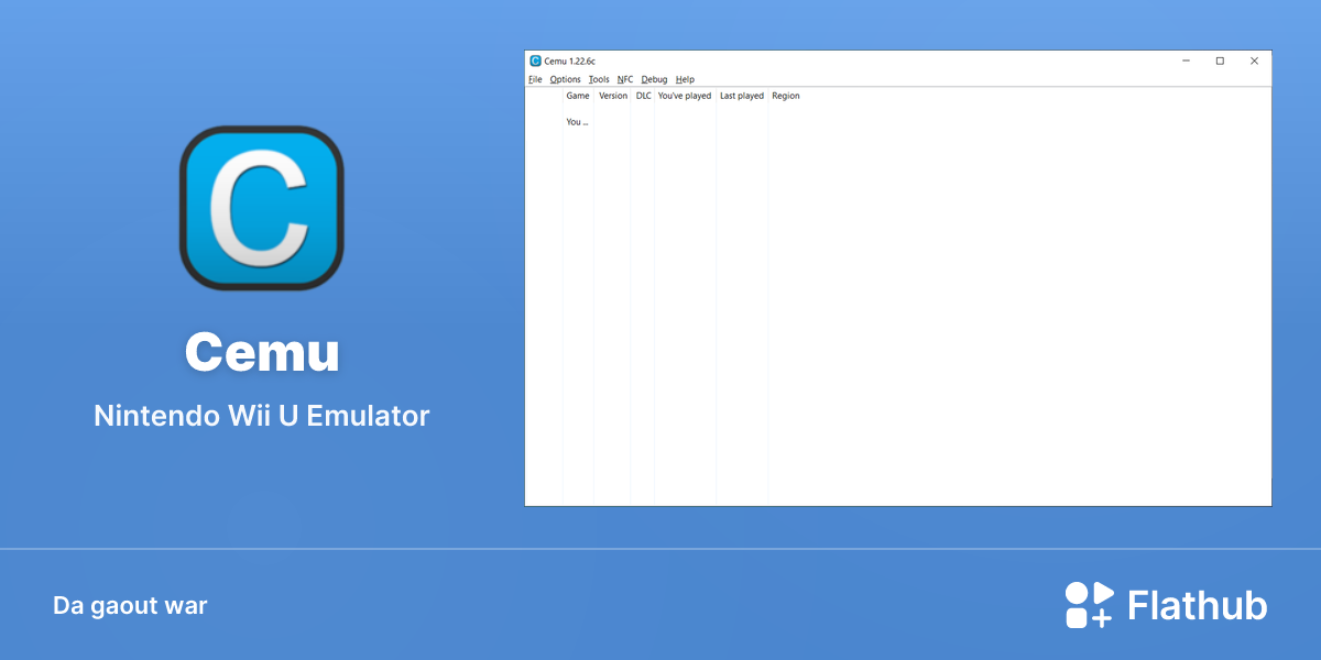 Staliañ Cemu war Linux | Flathub