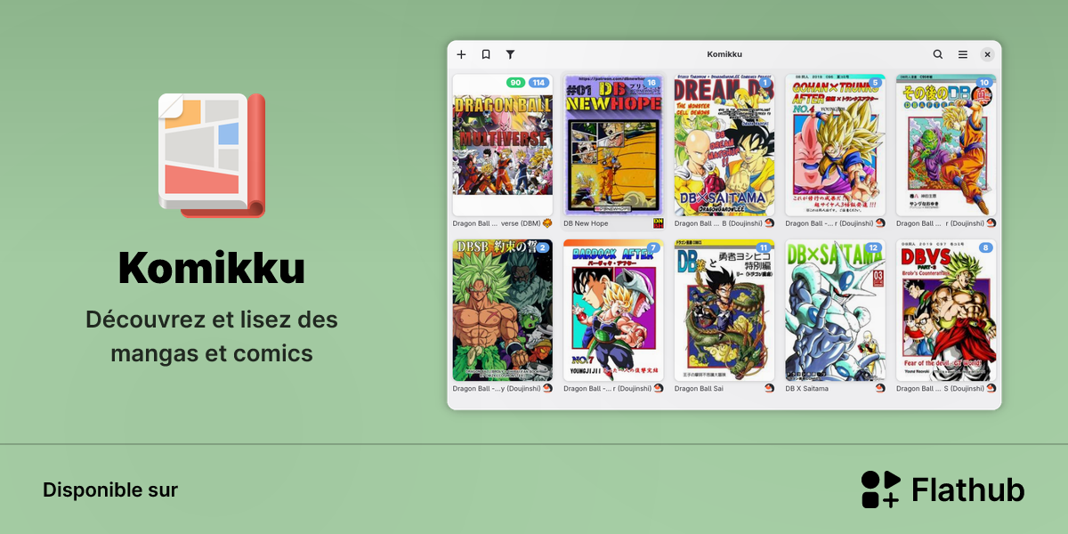 Installer Komikku sur Linux | Flathub