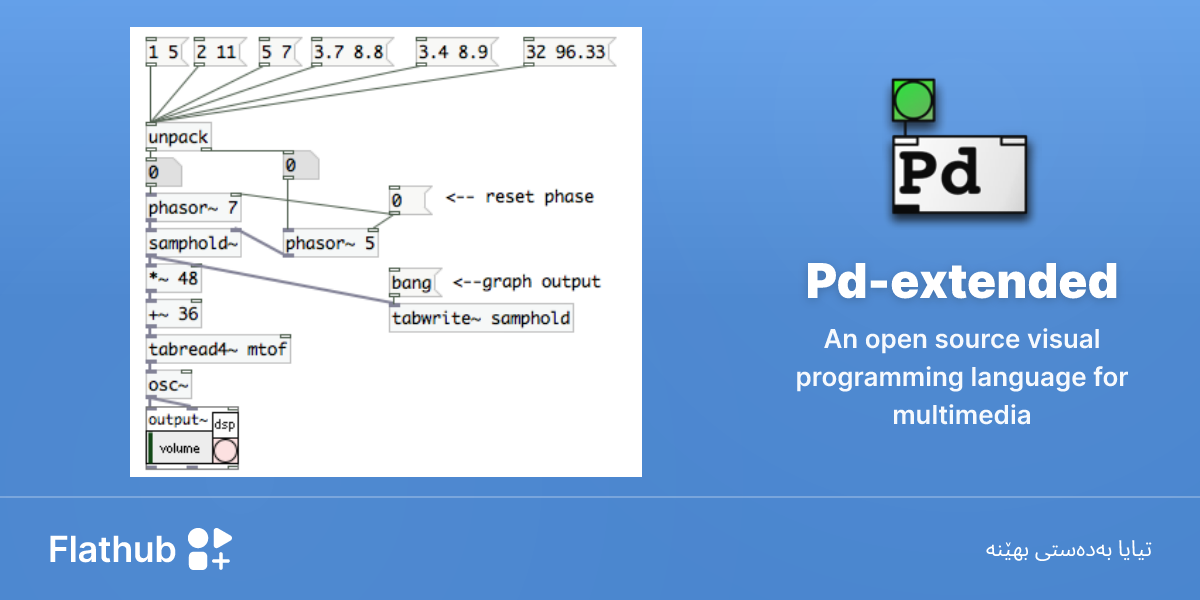 Install Pd-extended on Linux | Flathub