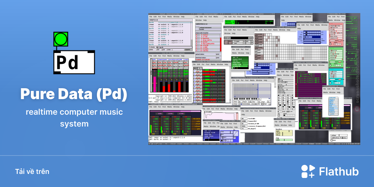Cài đặt Pure Data (Pd) trên Linux | Flathub