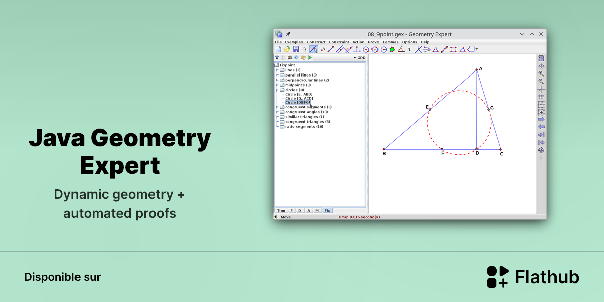 Installer Java Geometry Expert sur Linux | Flathub