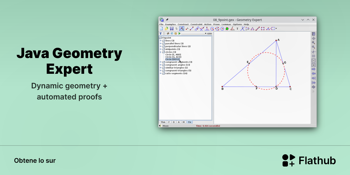 Installar Java Geometry Expert sur Linux | Flathub