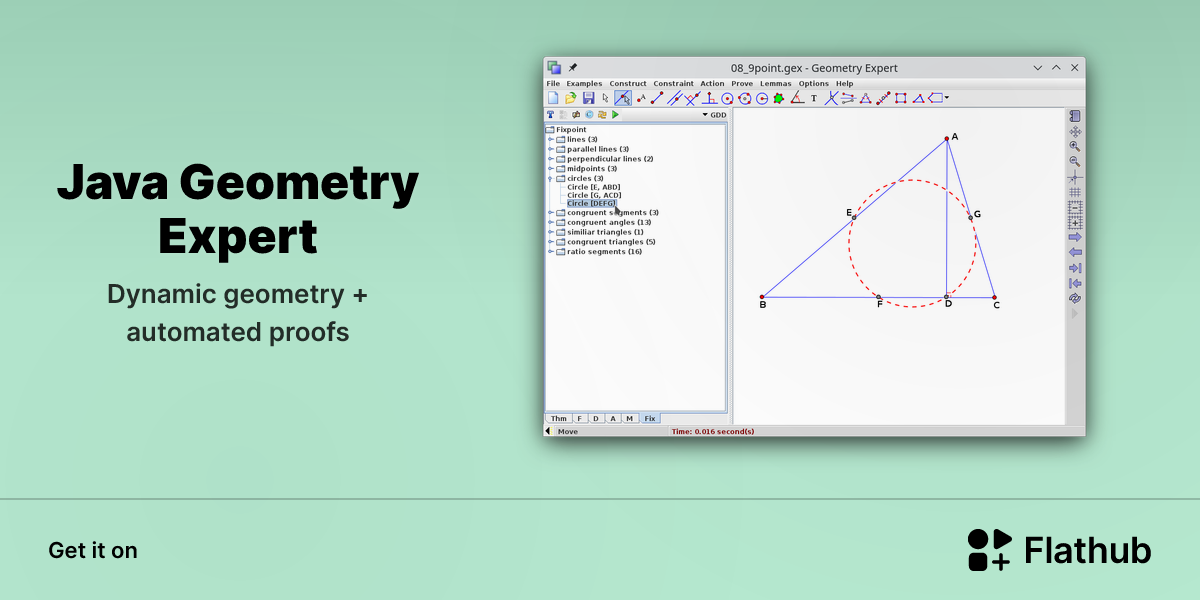 Install Java Geometry Expert on Linux | Flathub
