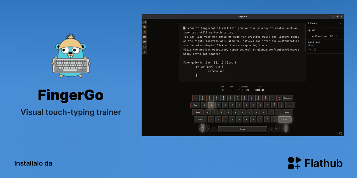 Installa FingerGo su Linux | Flathub
