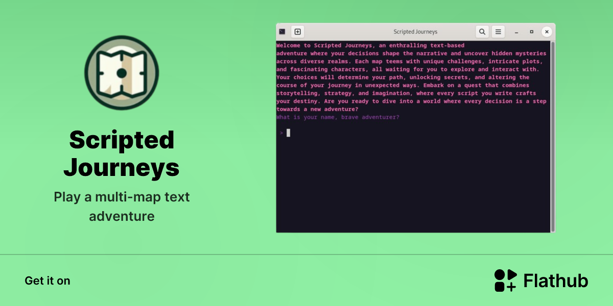 Install Scripted Journeys on Linux | Flathub