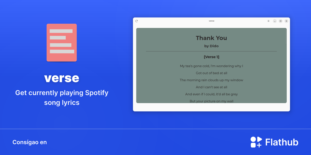 Install verse on Linux | Flathub