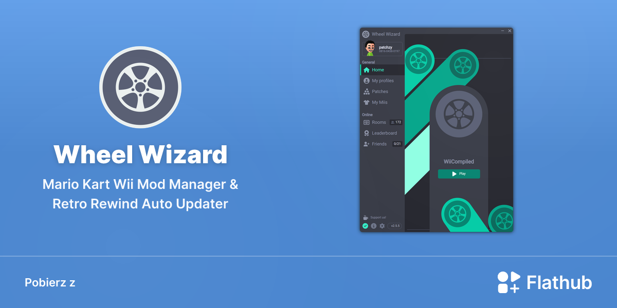 Zainstaluj Wheel Wizard na Linuksie | Flathub