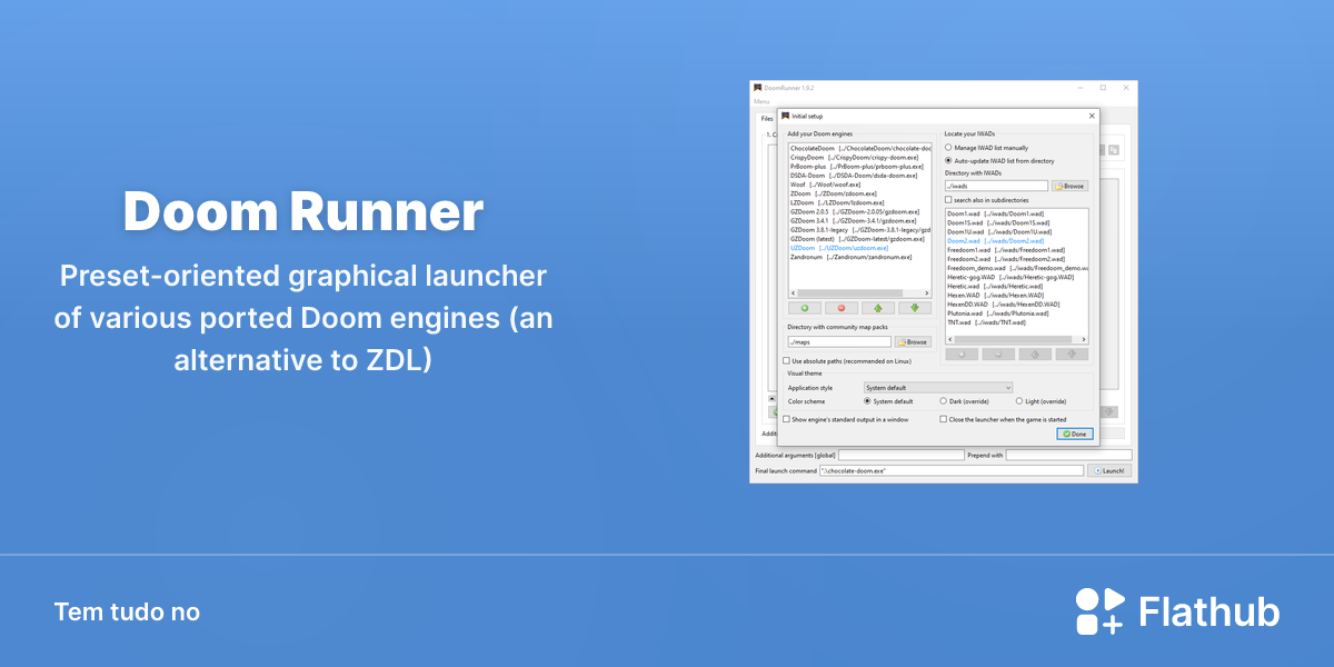 Instalar Doom Runner no Linux | Flathub