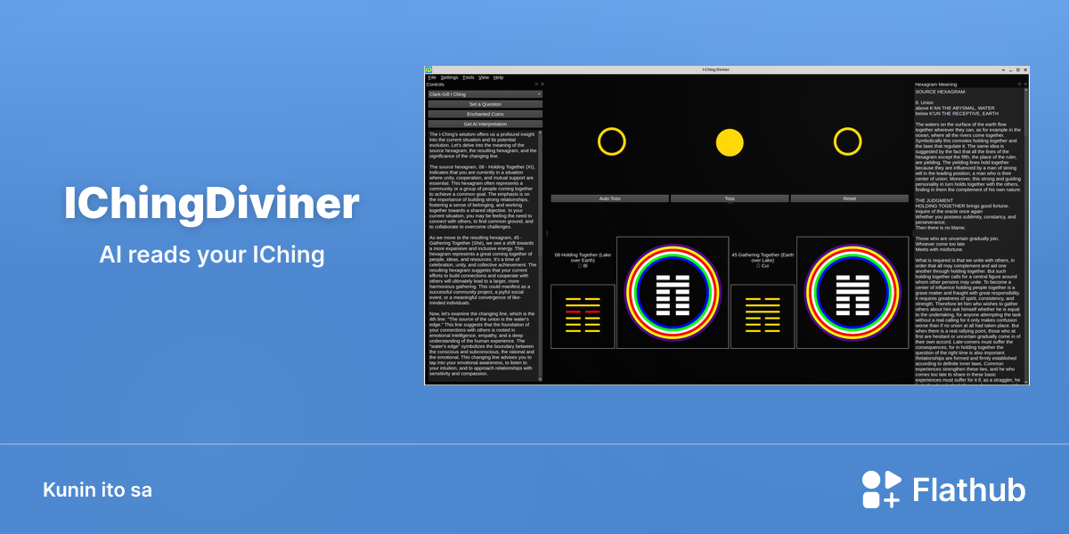 I-install ang IChingDiviner sa Linux | Flathub