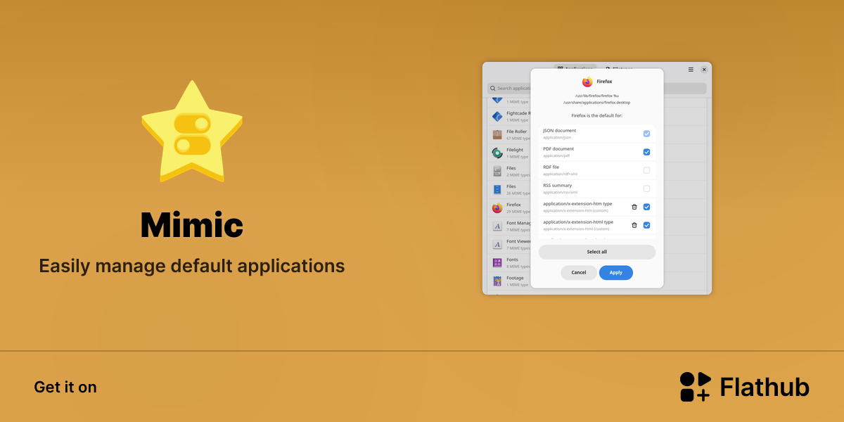 Install Mimic on Linux | Flathub
