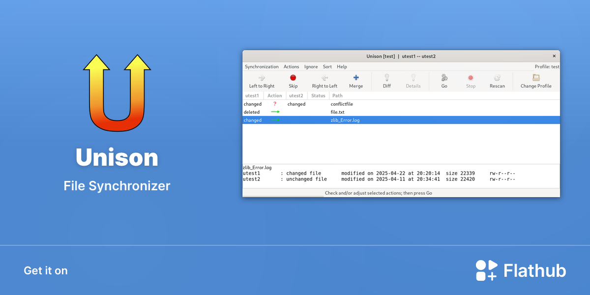 Install Unison on Linux | Flathub