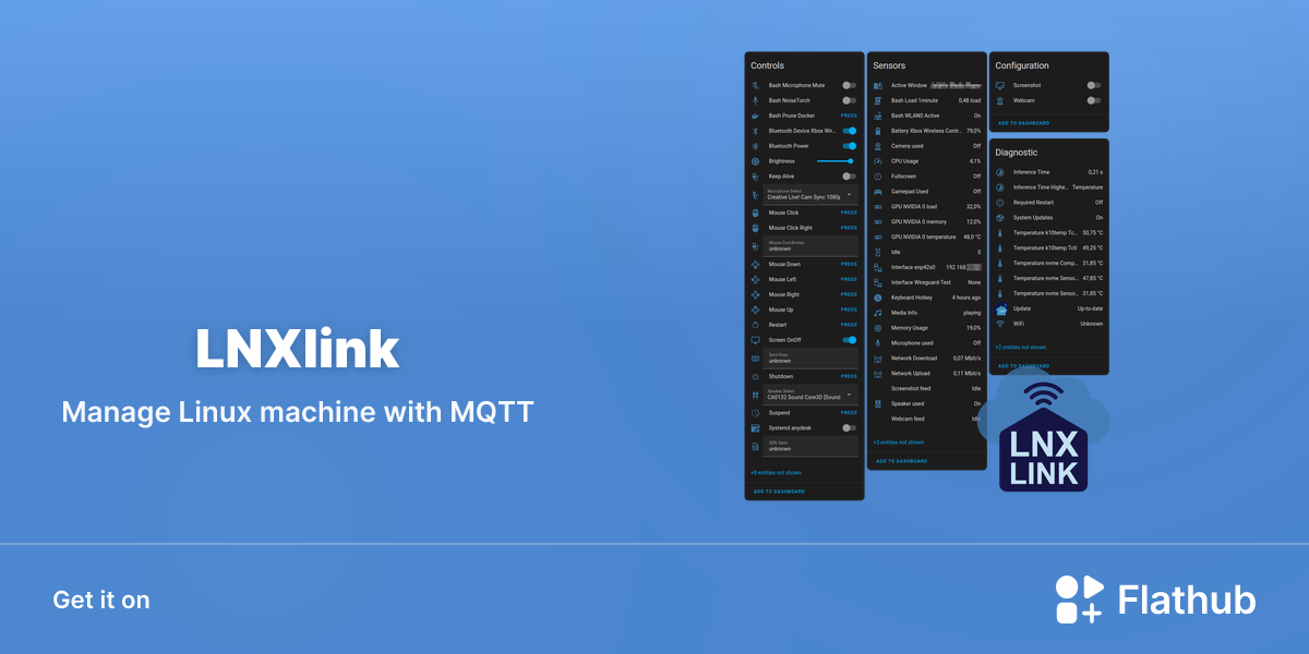 Install LNXlink on Linux | Flathub