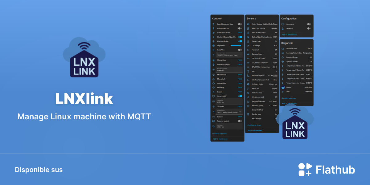 Installar LNXlink sus Linux | Flathub