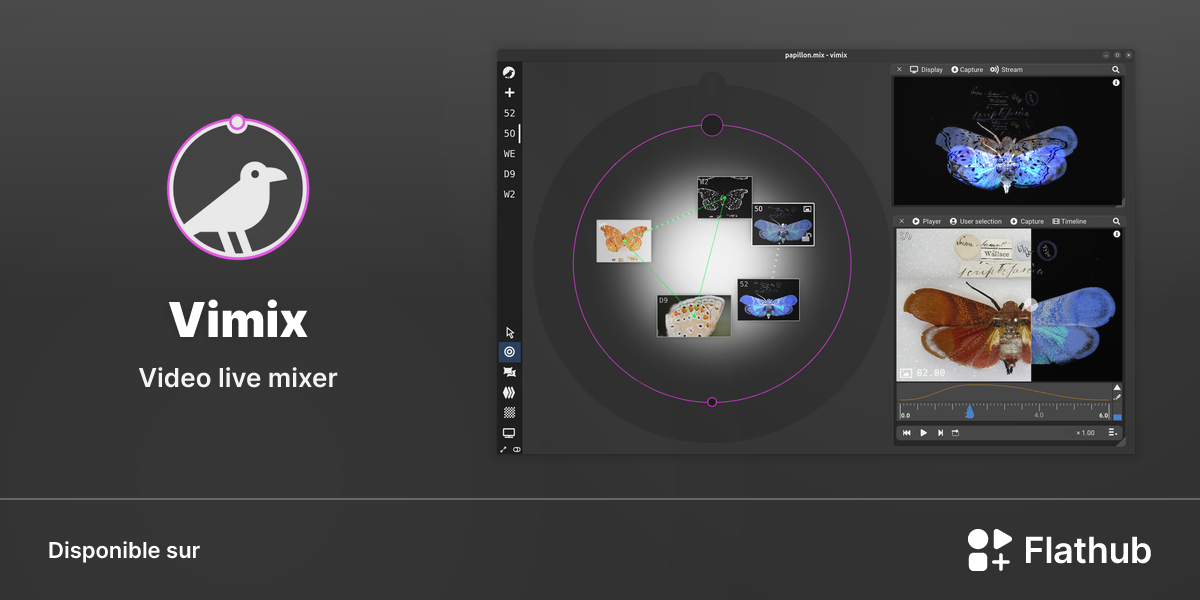 Installer Vimix sur Linux | Flathub