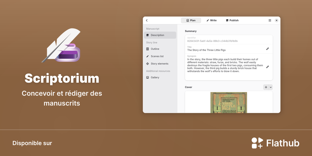 Installer Scriptorium sur Linux | Flathub