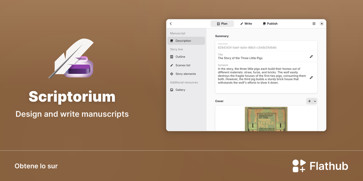 Installar Scriptorium sur Linux | Flathub