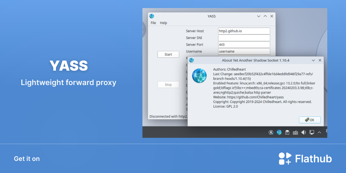 Install YASS on Linux | Flathub