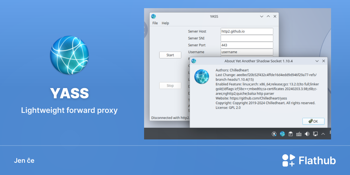 Instali YASS sur Linux | Flathub