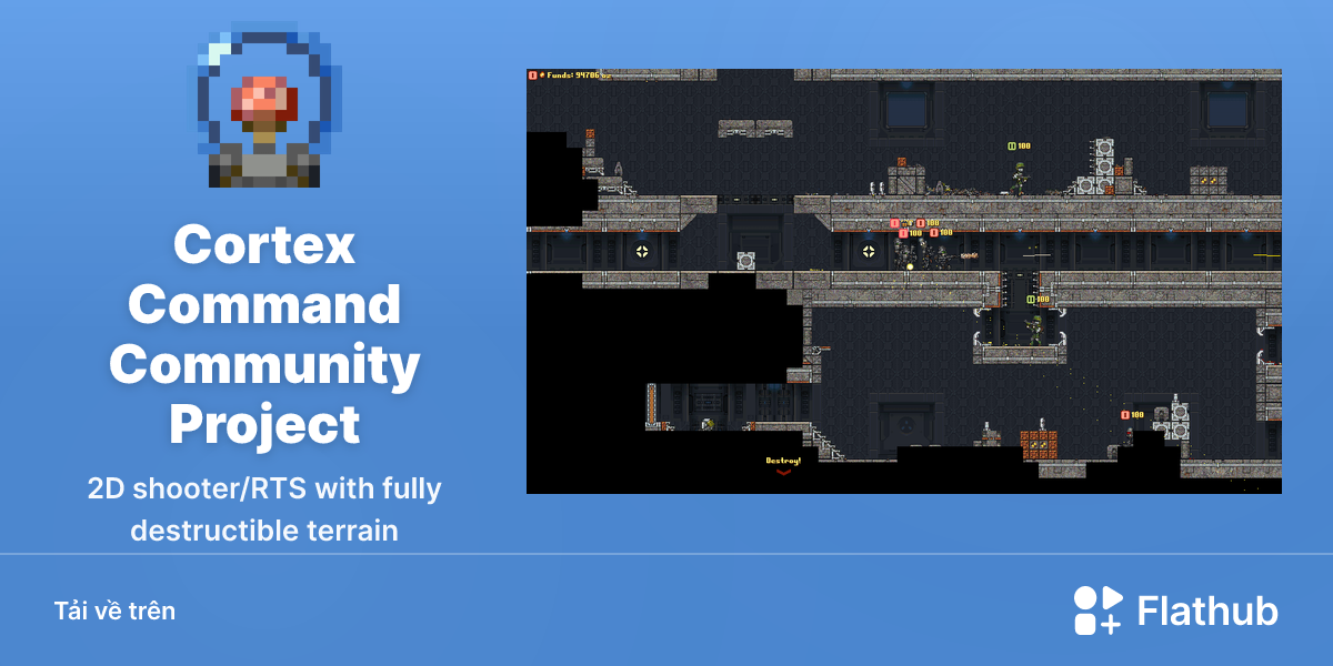 Cài đặt Cortex Command Community Project trên Linux | Flathub