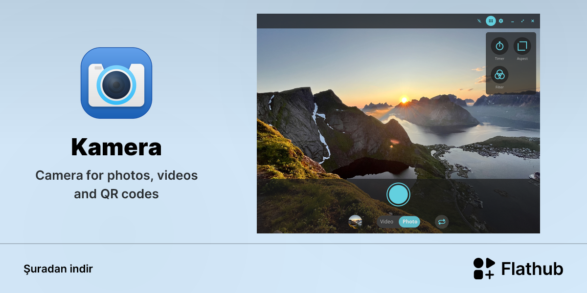 Camera uygulamasını Linux'ta kur | Flathub