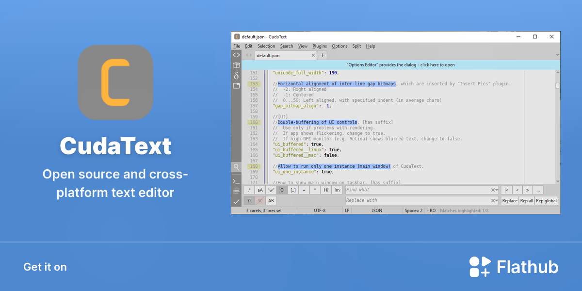 Install CudaText on Linux | Flathub