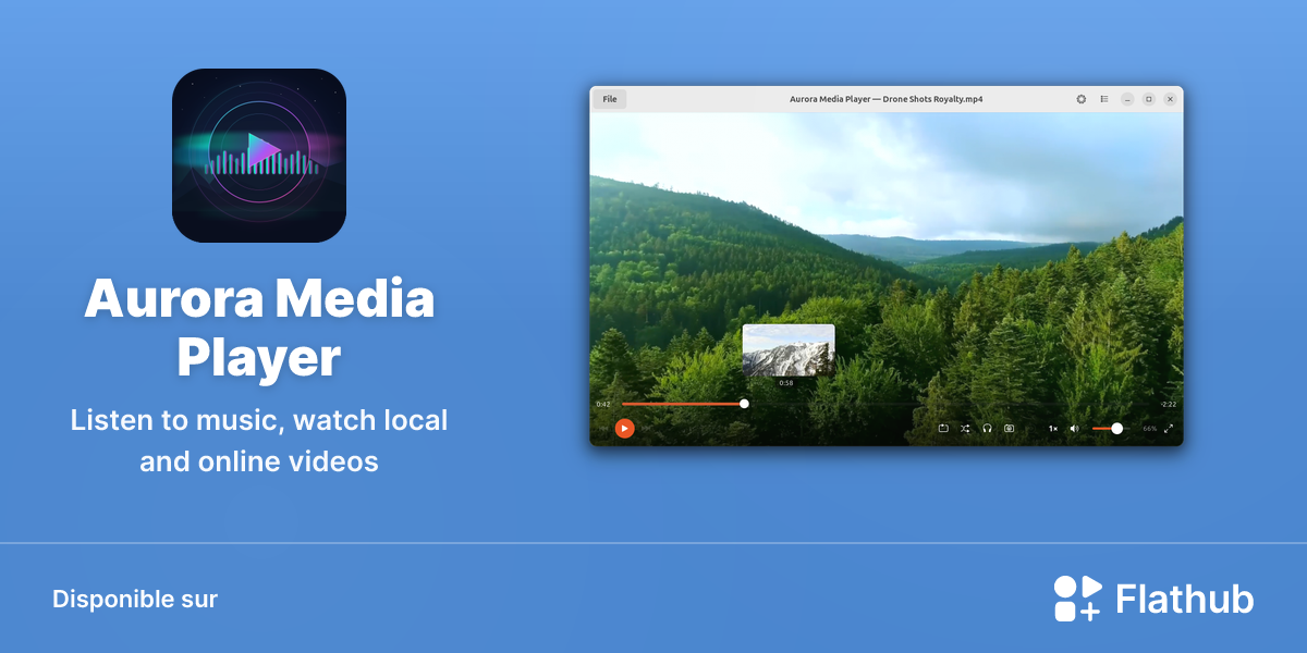 Installer Aurora Media Player sur Linux | Flathub